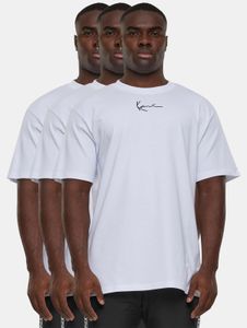 T-shirt casual da uomo Karl Kani in cotone, bianca