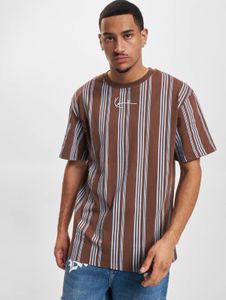 T-shirt homme Karl Kani, style sportif, 220 g/m², en coton marron