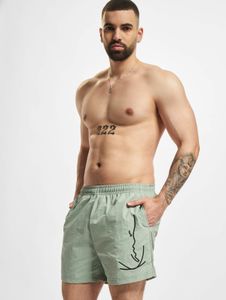 Pantalon homme confortable Karl Kani avec cordon de serrage et poches, 120 g/m², vert pastel