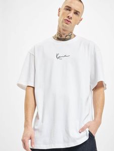 T-shirt homme Karl Kani confortable, 220 g/m², coton, blanc