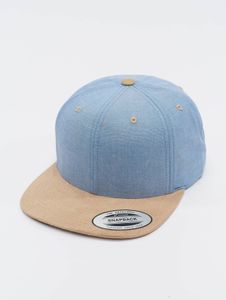 Cappellino unisex Cool Flexfit, 170 g/m², in cotone, azzurro/beige