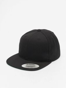 Gorra infantil de franela a cuadros, 382 g/m², negra.