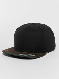 lässige Flexfit Unisex Cap Schwarz