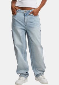 Eleganti jeans da donna Karl Kani in cotone, azzurro chiaro