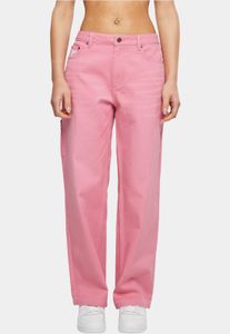 Jean femme Karl Kani élégant, 360 g/m², coton, rose antique