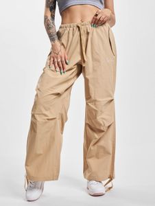 Casual Karl Kani women's jeans with drawstring and Velcro closure, 150 g/m², cotton, beige