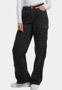 Eleganti jeans elasticizzati da donna Karl Kani in cotone, neri