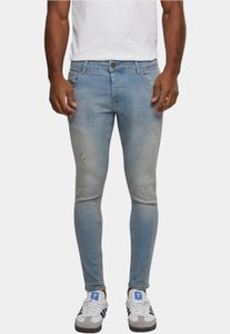 stylische 2Y Premium Herren Jeans Skinny Fit Stretch mit Baumwolle Blau