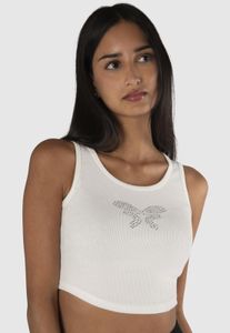 Casual Felicious women's stretch cotton T-shirt, beige