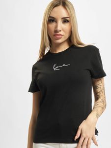 T-shirt femme Karl Kani confortable, 220 g/m², coton, noir