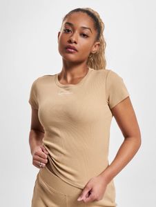 Comfortable Karl Kani women's stretch T-shirt, 220 g/m², cotton, beige
