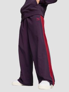 Pantalones casuales unisex Puma, violeta