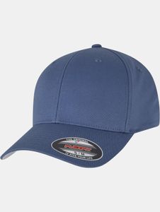lässige Flexfit Unisex Cap Stretch gesteppt 269 g/m² Blau