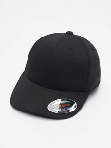 sporty Flexfit unisex cap, stretch quilted, black
