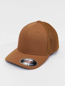 moderne Flexfit Unisex Cap Mesh 210 g/m² mit Baumwolle Braun
