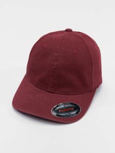 Gorra unisex Cool Flexfit, tejido elástico de 340 g/m², de algodón, color rojo.