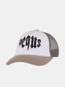 sportliche PEQUS Unisex Cap Weiß/Beige
