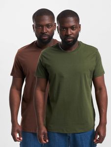 bequemes LEVI´S Herren T-Shirt Slim Fit mit Baumwolle Braun/Grün