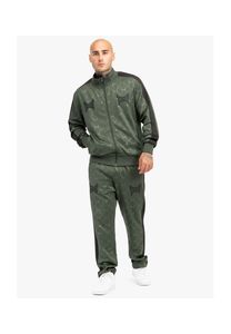 Pantalones elásticos cómodos para hombre de Tapout, color verde oliva/negro.
