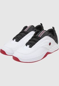 Zapatillas deportivas DC Shoes para hombre, de corte ajustado, acolchadas, blancas.