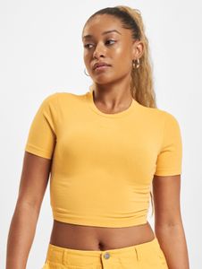 T-shirt Freddy moderne pour femme, en coton jaune