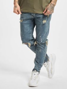 Stylish 2Y Premium Men's Slim Fit Jeans with Pockets, Cotton, Blue