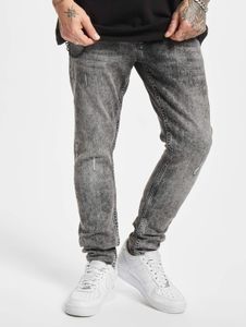 Jeans skinny elasticizzati da uomo Modern 2Y Premium con cerniera, in cotone, colore grigio.