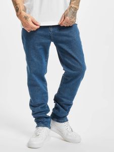 Comodi jeans da uomo 2Y Premium, vestibilità slim, elasticizzati, con zip e fodera in cotone, colore blu.