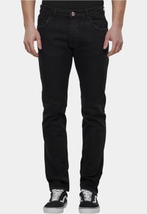 Comodi jeans da uomo 2Y Premium slim fit in cotone, neri