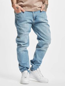 Comodi jeans skinny da uomo 2Y Premium con tasche con cerniera, in cotone, colore blu.