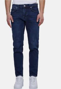 Jeans da uomo Modern 2Y Premium elasticizzati con tasche con cerniera, in cotone, blu