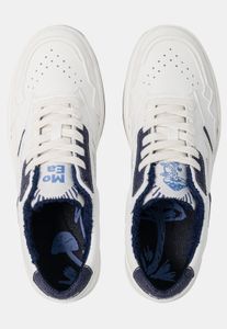 stylische MoEa Unisex Sneaker Weiß/Blau