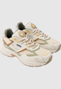 Zapatillas unisex MoEa con estilo, color beige.