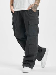 Comodi jeans da uomo Brandit con tasche con coulisse, in cotone, color antracite