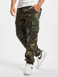 Jeans da uomo Brandit eleganti, vestibilità slim, coulisse, tasche, cotone, mimetico