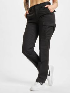 Pantalones vaqueros casuales Brandit para mujer, de algodón, color negro.