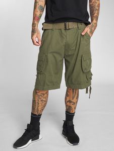 Short décontracté Brandit pour homme en coton kaki