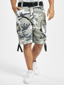 Comodi pantaloncini da uomo Brandit con cerniera, tasche, in cotone, mimetici