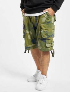 Pantaloncini casual da uomo Brandit con tasche con cerniera, in cotone, mimetici