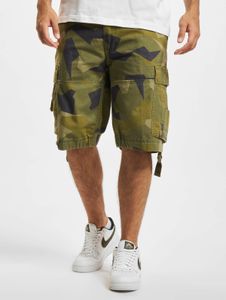 Comodi pantaloncini da uomo Brandit con cerniera, tasche, in cotone, mimetici