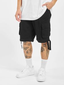 Short homme Summer Brandit avec fermetures éclair et poches, noir