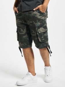 Comodi pantaloncini da uomo Brandit con coulisse, cerniera, mimetici
