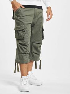 Pantaloncini da uomo Brandit leggeri con tasche con cerniera, in cotone, color kaki