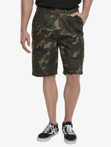 Short homme Brandit décontracté avec poches, en coton, motif camouflage