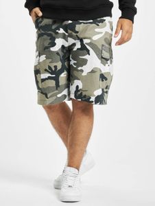 Pantalones cortos casuales Brandit para hombre con bolsillos, de algodón, estampado de camuflaje.