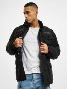 Modern Brandit men's jacket with cotton, black