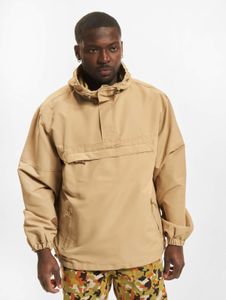 Giacca da uomo moderna Brandit con cerniere e tasche, beige