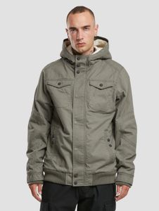 simple Brandit men's jacket with cotton khaki