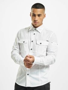 lässiges Brandit Herren Polo-Shirt Slim Fit Taschen mit Baumwolle Weiß