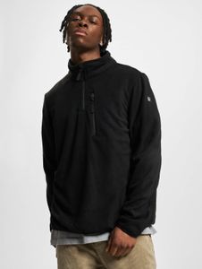 Simple Brandit men's jacket, zip-up fleece, black